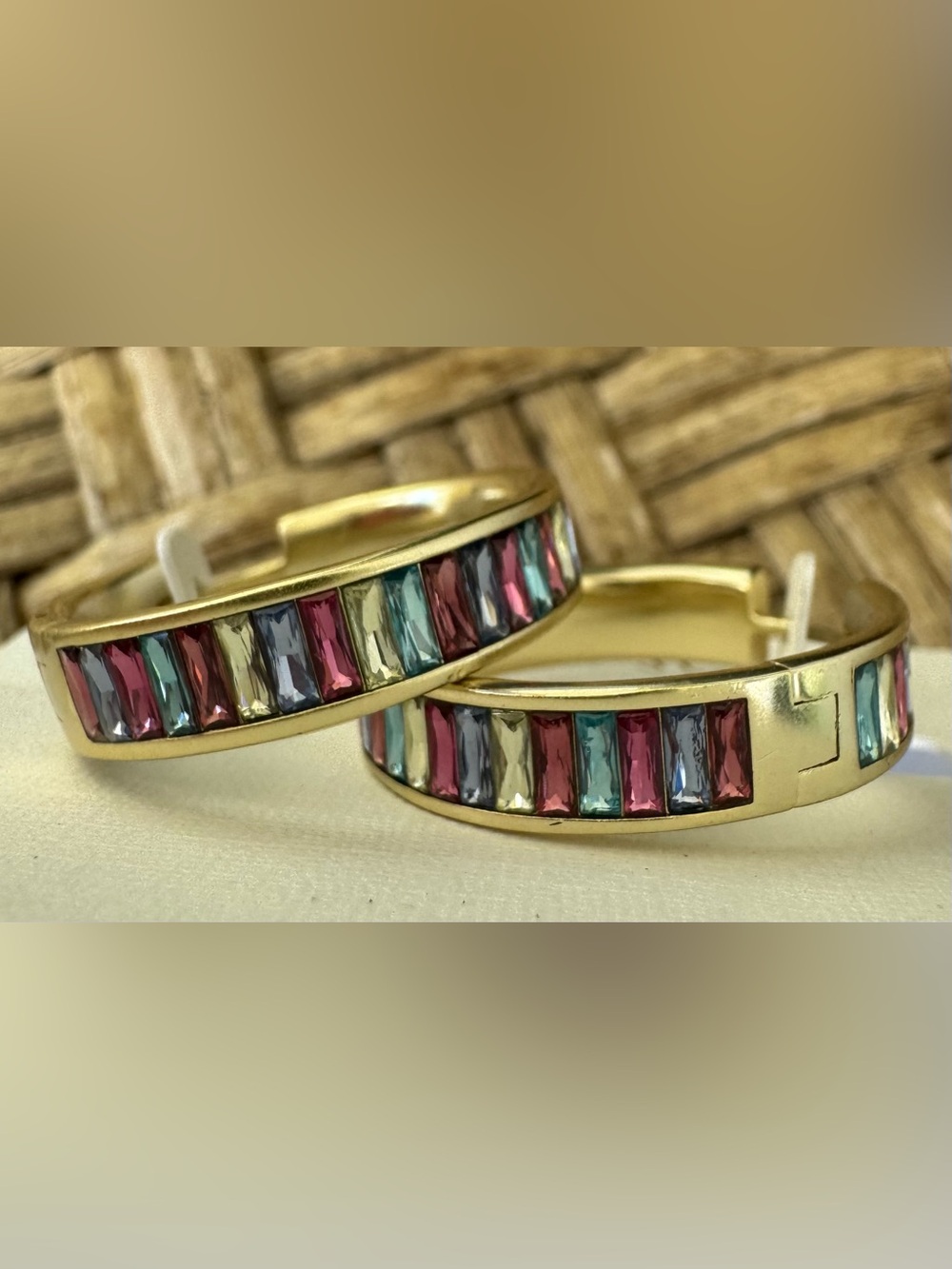 Kendra Scott Jack Gold & Jewel Tone Hoop Earrings